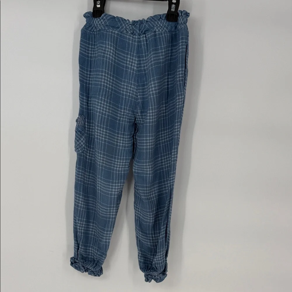 Matilda Jane Heart to Heart Between the Lines Blue Plaid Jogger - 6